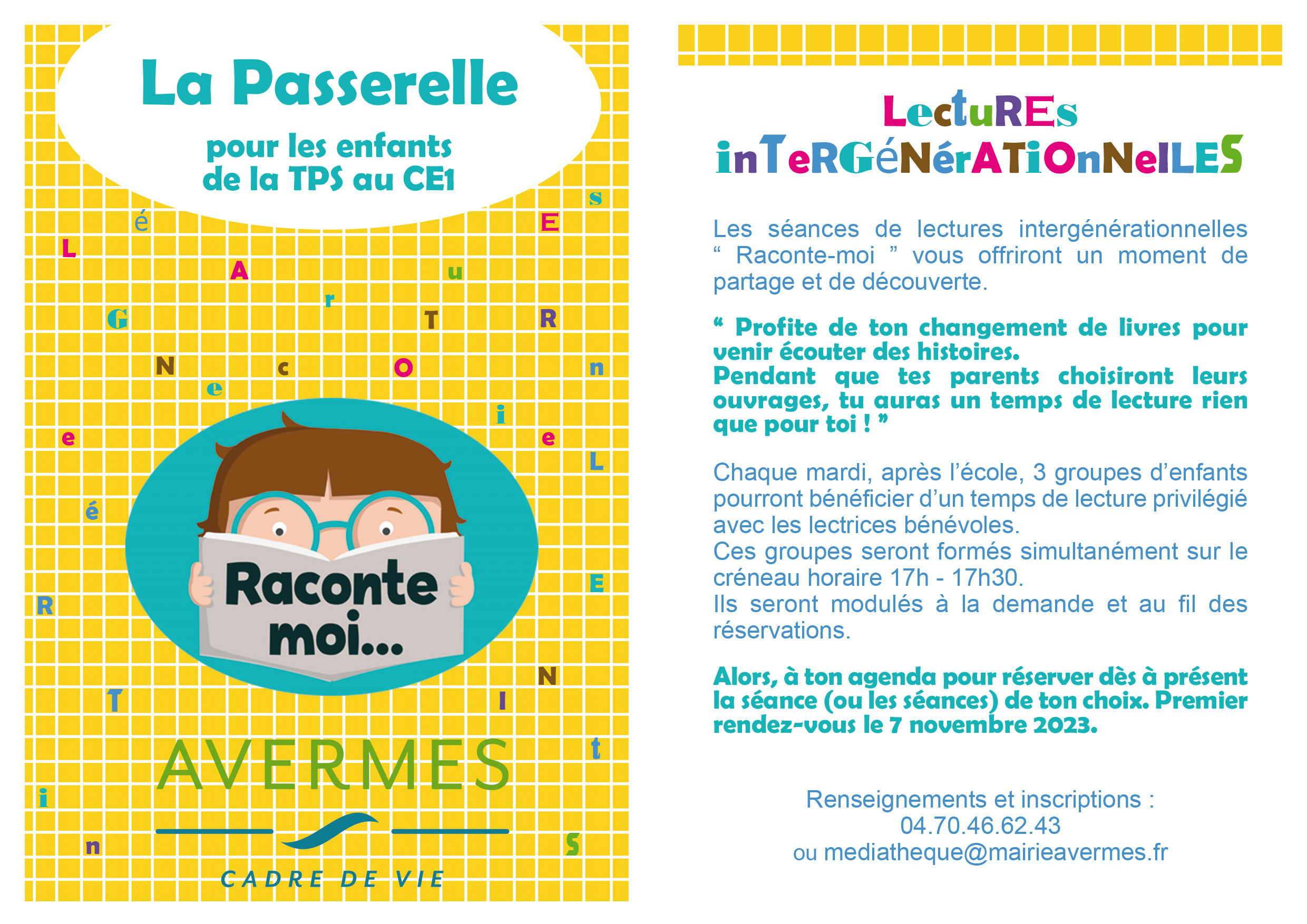 Lectures intergénérationnelles : Raconte-moi Image
