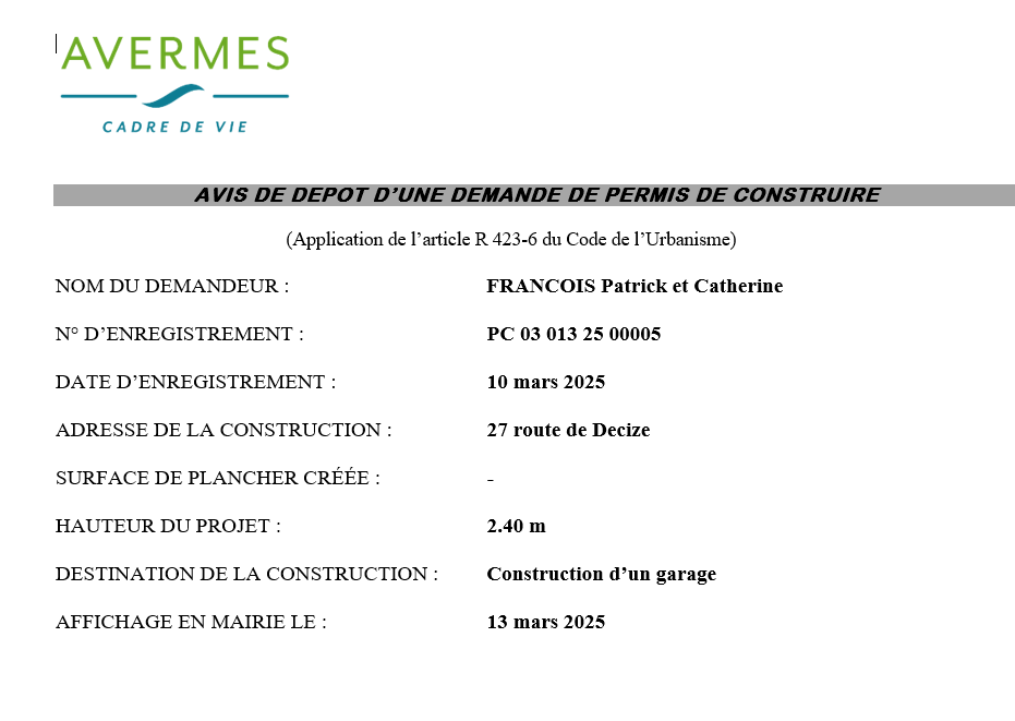 FRANCOIS PC 25 00005