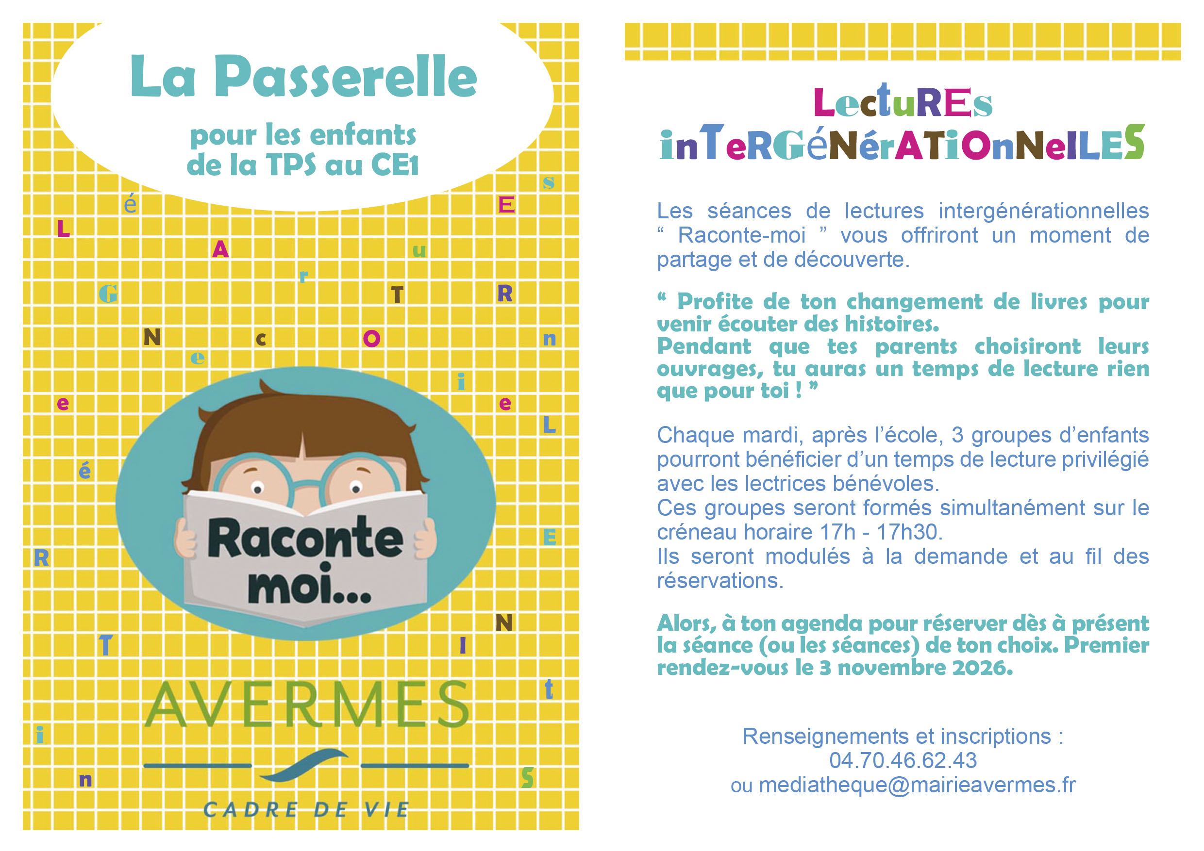 Lectures intergénérationnelles : Raconte-moi Image