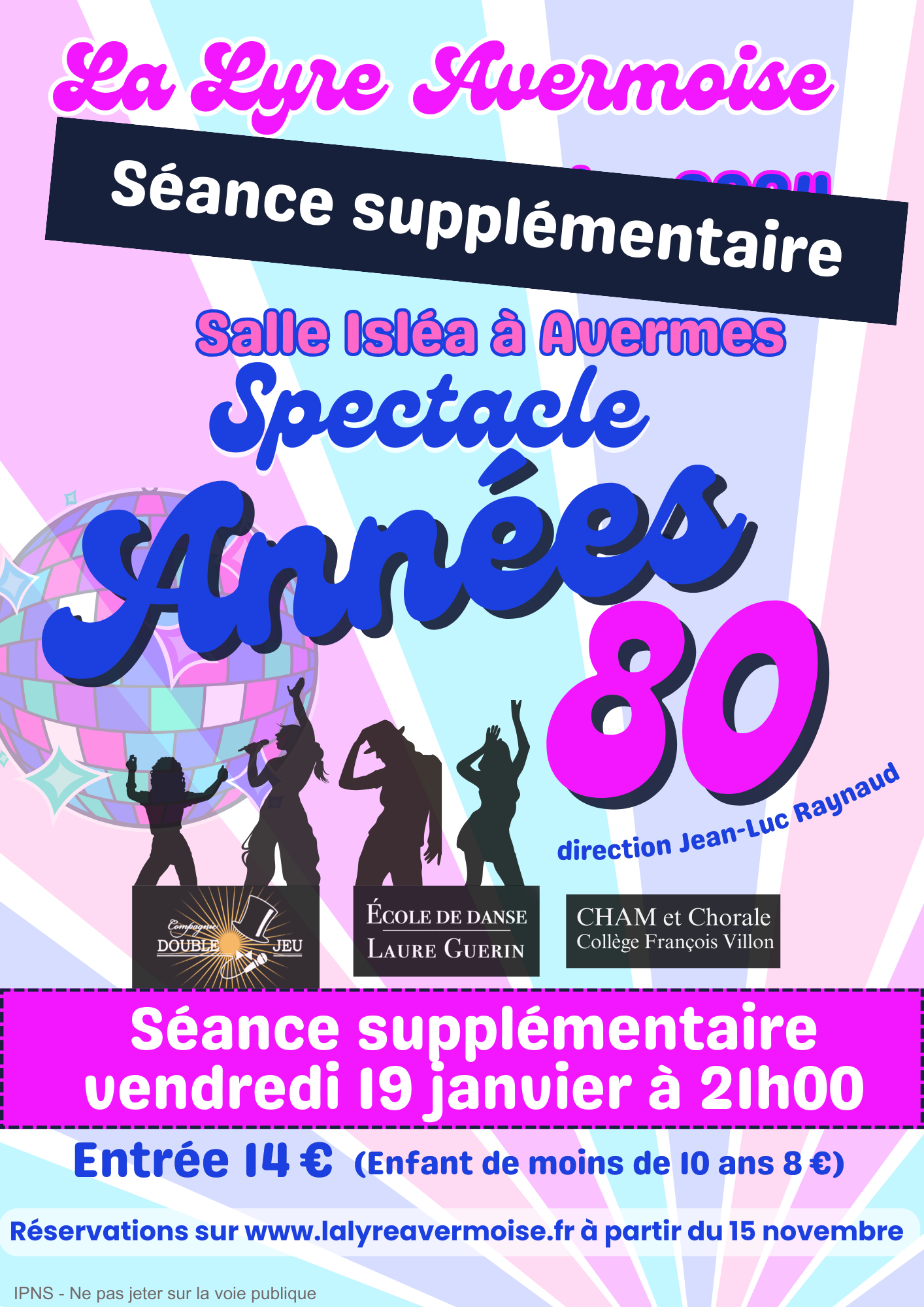 Spectacle Année 80 - Ville Avermes